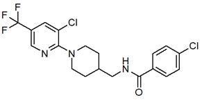 4-Chloro-N-(3'-chloro-5'-trifluoromethyl-3,4,5,6-tetrahydro-2H-[1,2']bipyridinyl-4-ylmethyl)-benzamide