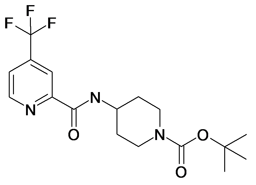 4-[(4-Trifluoromethyl-pyridine-2-carbonyl)-amino]-piperidine-1-carboxylic acid tert-butyl ester