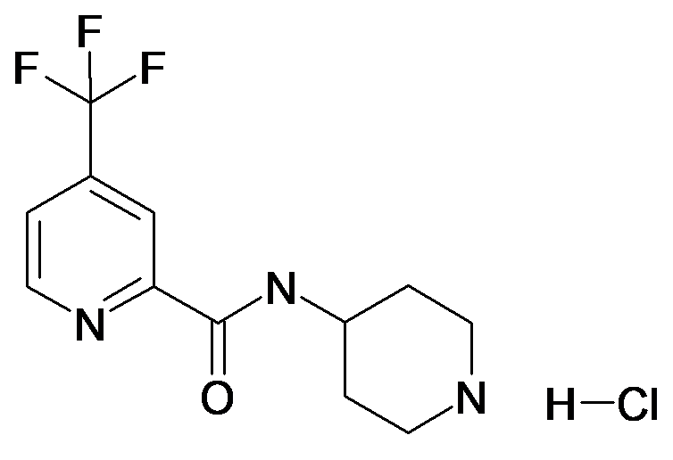 4-Trifluoromethyl-pyridine-2-carboxylic acid piperidin-4-ylamide; hydrochloride