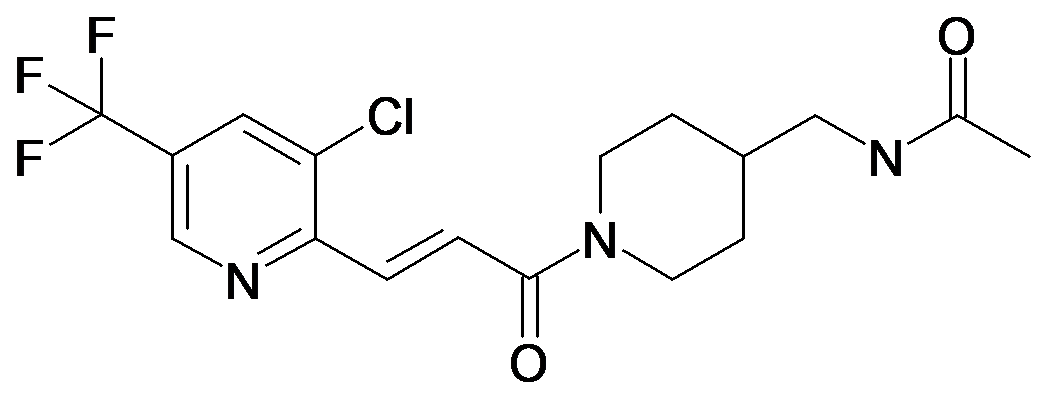 N-{1-[(E)-3-(3-Chloro-5-trifluoromethyl-pyridin-2-yl)-acryloyl]-piperidin-4-ylmethyl}-acetamide
