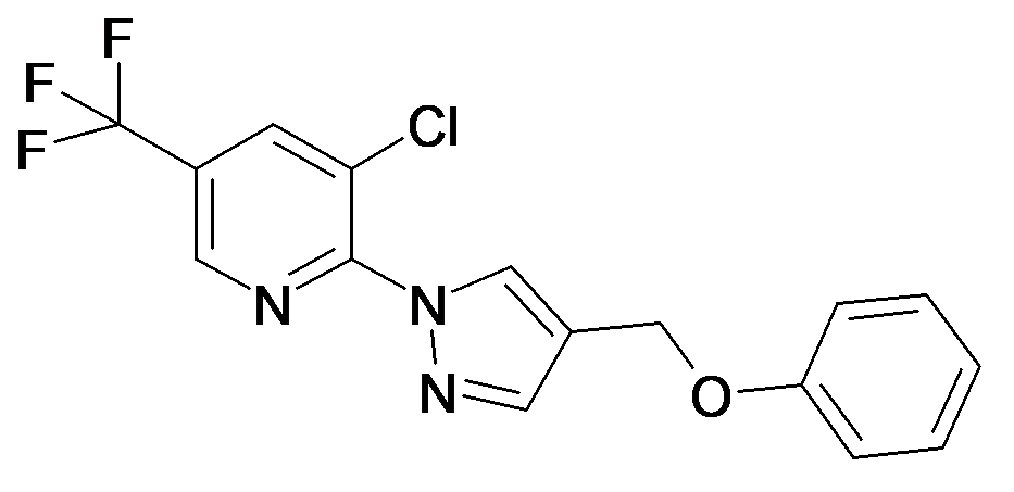 3-Chloro-2-(4-phenoxymethyl-pyrazol-1-yl)-5-trifluoromethyl-pyridine