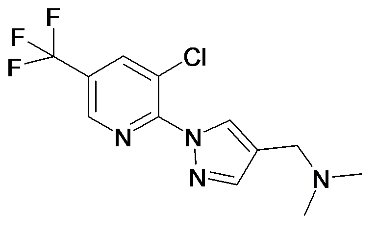 [1-(3-Chloro-5-trifluoromethyl-pyridin-2-yl)-1H-pyrazol-4-ylmethyl]-dimethyl-amine