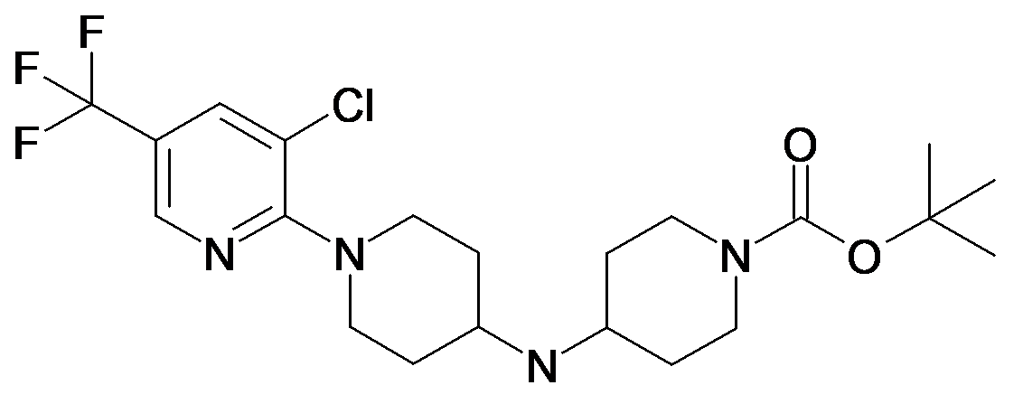 4-(3'-Chloro-5'-trifluoromethyl-3,4,5,6-tetrahydro-2H-[1,2']bipyridinyl-4-ylamino)-piperidine-1-carboxylic acid tert-butyl ester