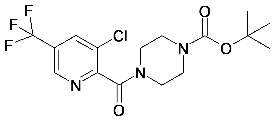 4-(3-Chloro-5-trifluoromethyl-pyridine-2-carbonyl)-piperazine-1-carboxylic acid tert-butyl ester