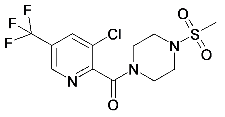 (3-Chloro-5-trifluoromethyl-pyridin-2-yl)-(4-methanesulfonyl-piperazin-1-yl)-methanone