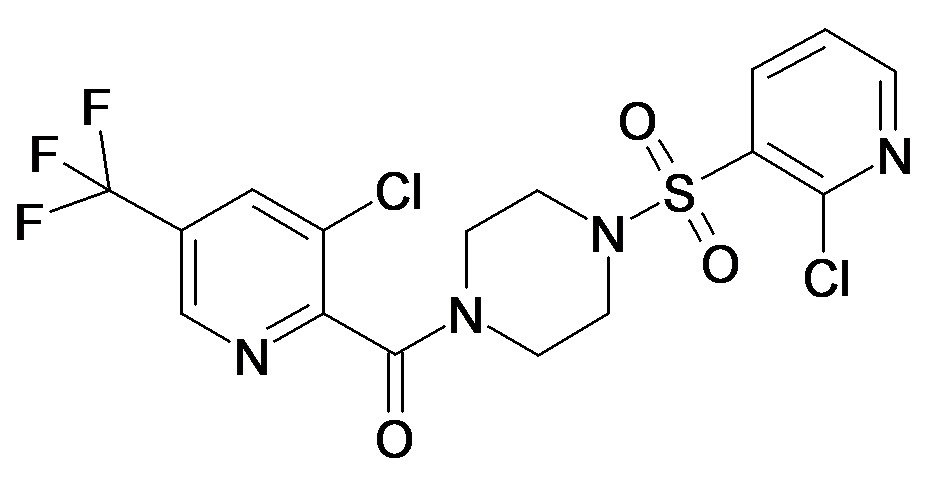 [4-(2-Chloro-pyridine-3-sulfonyl)-piperazin-1-yl]-(3-chloro-5-trifluoromethyl-pyridin-2-yl)-methanone