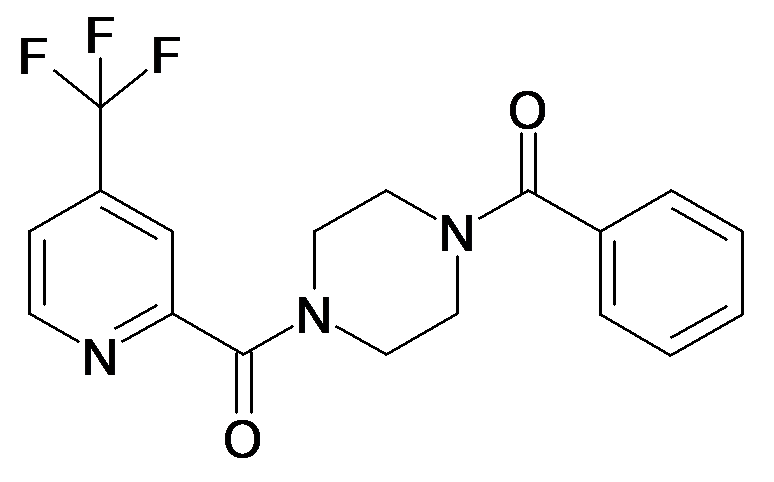 (4-Benzoyl-piperazin-1-yl)-(4-trifluoromethyl-pyridin-2-yl)-methanone