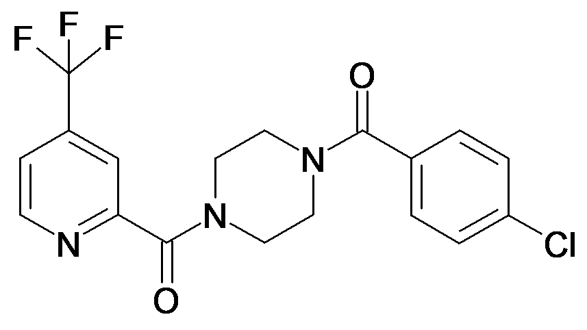 [4-(4-Chloro-benzoyl)-piperazin-1-yl]-(4-trifluoromethyl-pyridin-2-yl)-methanone