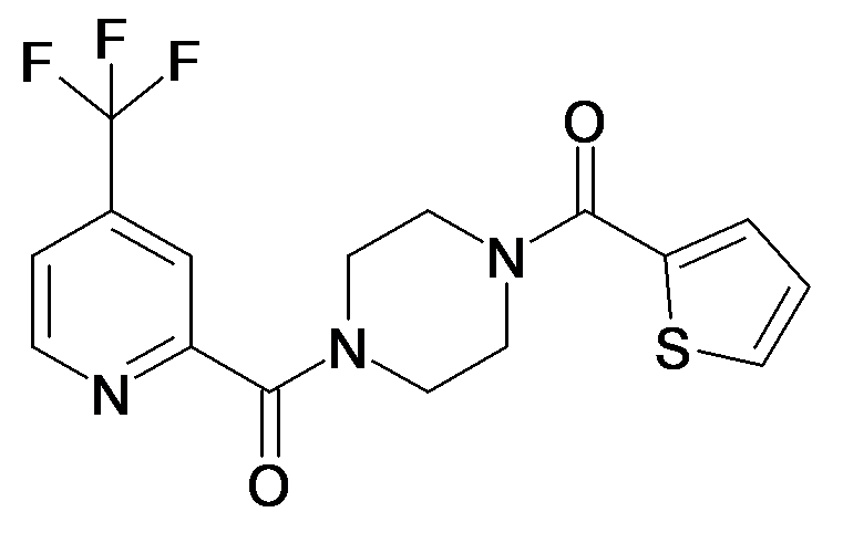 [4-(Thiophene-2-carbonyl)-piperazin-1-yl]-(4-trifluoromethyl-pyridin-2-yl)-methanone