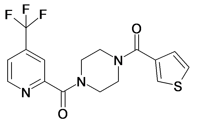 [4-(Thiophene-3-carbonyl)-piperazin-1-yl]-(4-trifluoromethyl-pyridin-2-yl)-methanone