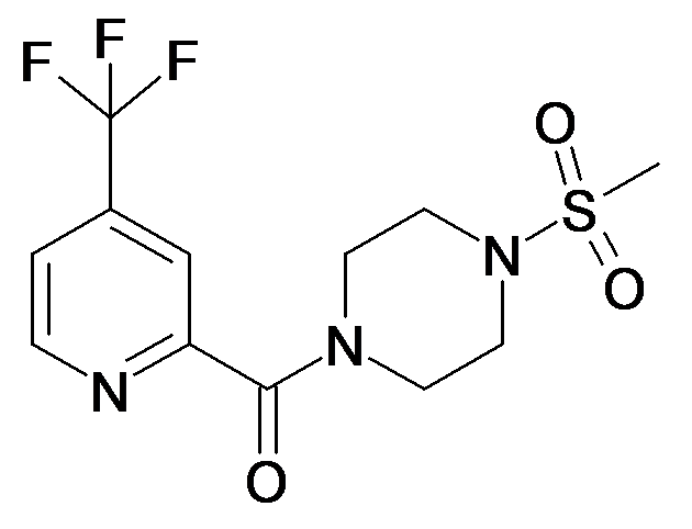 (4-Methanesulfonyl-piperazin-1-yl)-(4-trifluoromethyl-pyridin-2-yl)-methanone