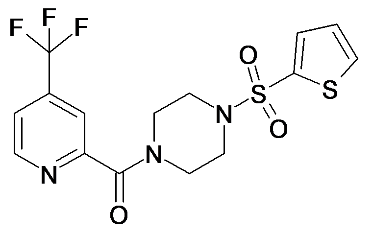 [4-(Thiophene-2-sulfonyl)-piperazin-1-yl]-(4-trifluoromethyl-pyridin-2-yl)-methanone