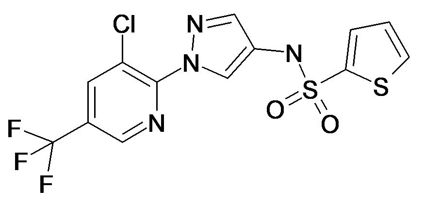 Thiophene-2-sulfonic acid [1-(3-chloro-5-trifluoromethyl-pyridin-2-yl)-1H-pyrazol-4-yl]-amide