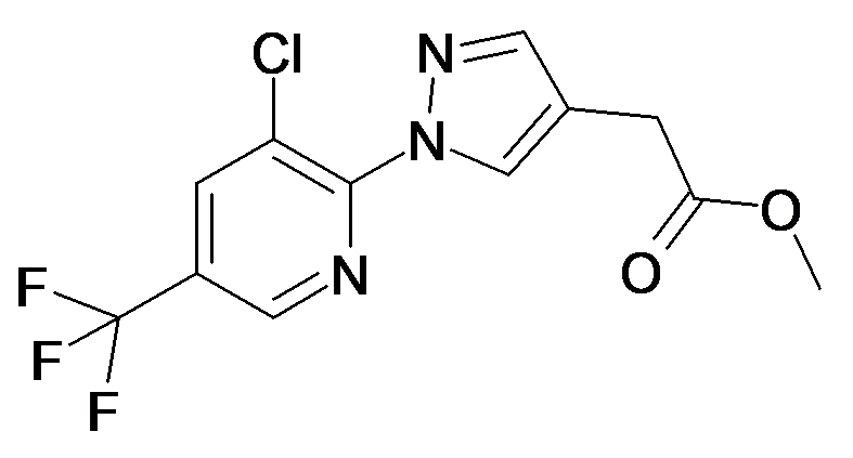 [1-(3-Chloro-5-trifluoromethyl-pyridin-2-yl)-1H-pyrazol-4-yl]-acetic acid methyl ester