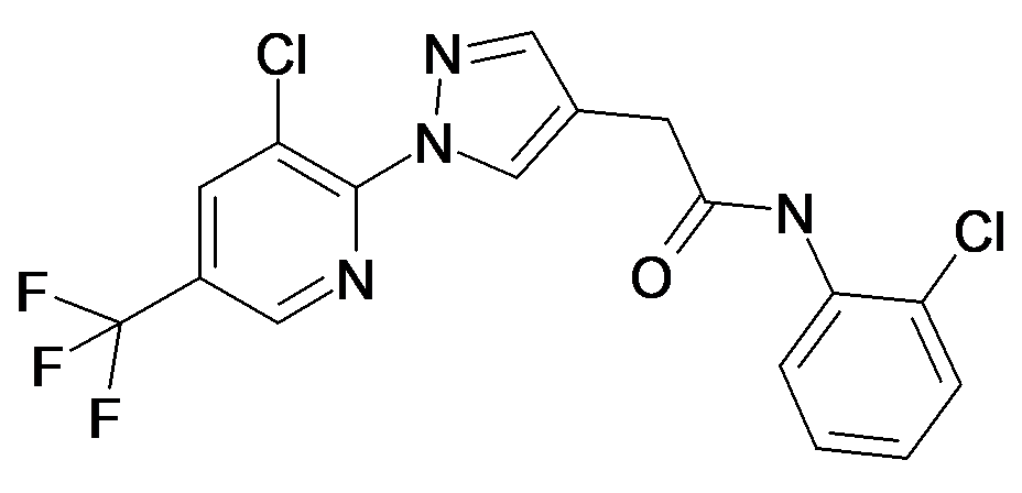 N-(2-Chloro-phenyl)-2-[1-(3-chloro-5-trifluoromethyl-pyridin-2-yl)-1H-pyrazol-4-yl]-acetamide