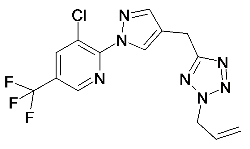 2-[4-(2-Allyl-2H-tetrazol-5-ylmethyl)-pyrazol-1-yl]-3-chloro-5-trifluoromethyl-pyridine
