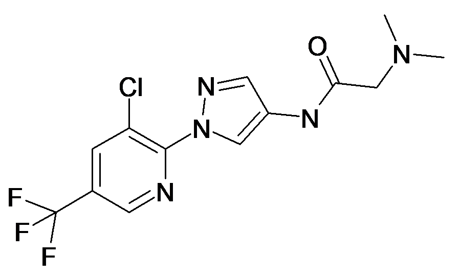 N-[1-(3-Chloro-5-trifluoromethyl-pyridin-2-yl)-1H-pyrazol-4-yl]-2-dimethylamino-acetamide