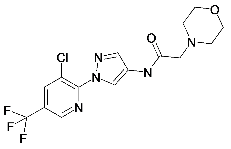 N-[1-(3-Chloro-5-trifluoromethyl-pyridin-2-yl)-1H-pyrazol-4-yl]-2-morpholin-4-yl-acetamide