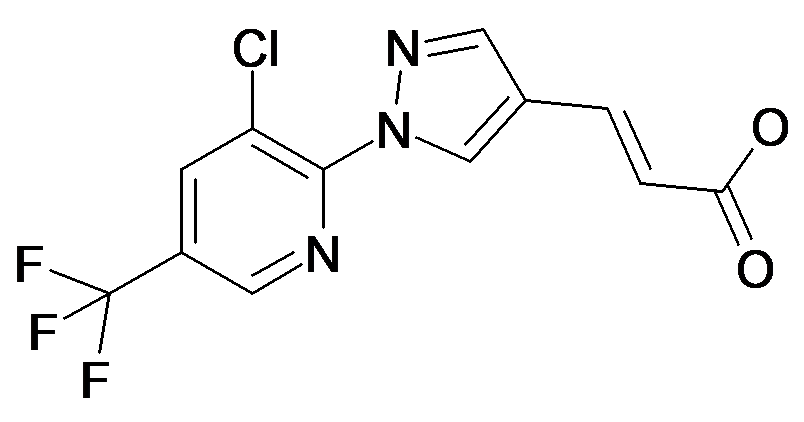 (E)-3-[1-(3-Chloro-5-trifluoromethyl-pyridin-2-yl)-1H-pyrazol-4-yl]-acrylic acid