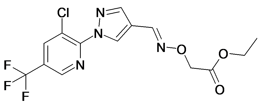 [1-[1-(3-Chloro-5-trifluoromethyl-pyridin-2-yl)-1H-pyrazol-4-yl]-meth-(E)-ylideneaminooxy]-acetic acid ethyl ester isomers