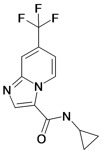 7-Trifluoromethyl-imidazo[1,2-a]pyridine-3-carboxylic acid cyclopropylamide