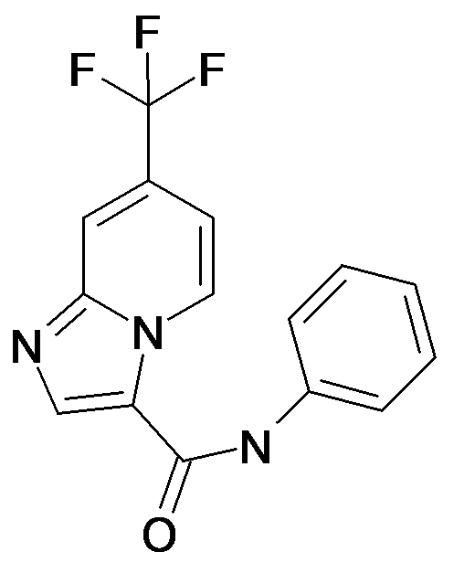 7-Trifluoromethyl-imidazo[1,2-a]pyridine-3-carboxylic acid phenylamide