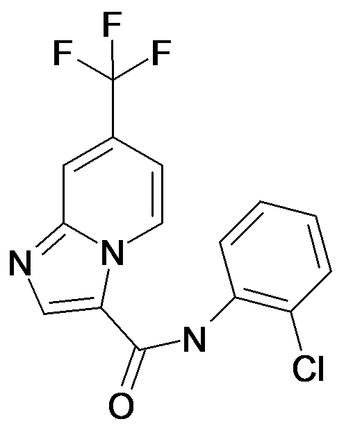7-Trifluoromethyl-imidazo[1,2-a]pyridine-3-carboxylic acid (2-chloro-phenyl)-amide