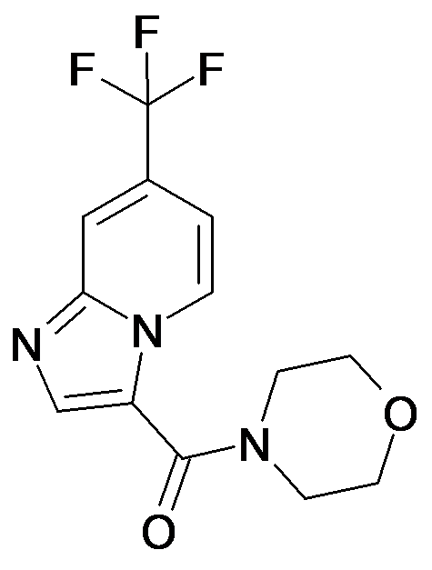 Morpholin-4-yl-(7-trifluoromethyl-imidazo[1,2-a]pyridin-3-yl)-methanone