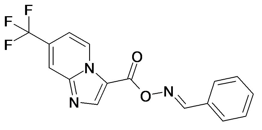 o-(7-Trifluoromethyl-imidazo[1,2-a]pyridine-3-carbonyl)benzaldoxime