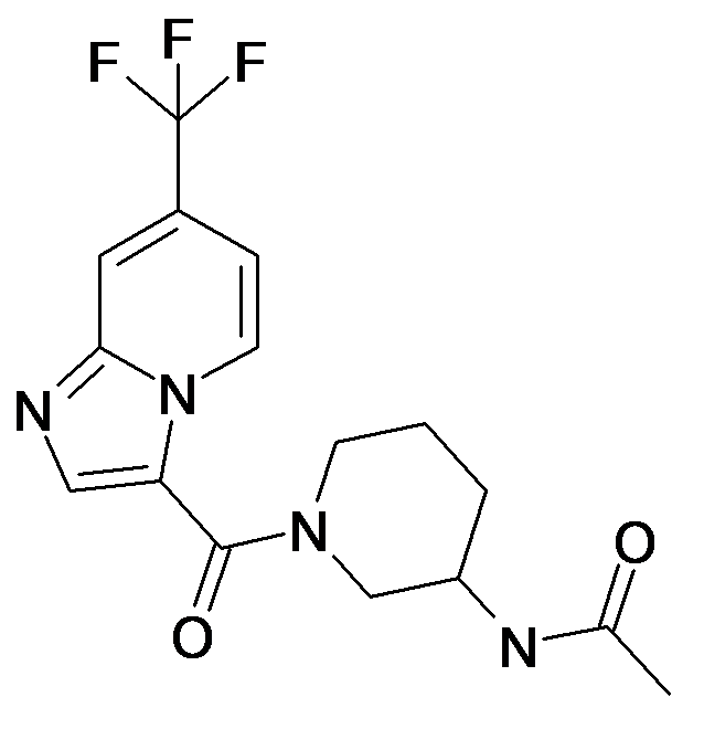 N-[1-(7-Trifluoromethyl-imidazo[1,2-a]pyridine-3-carbonyl)-piperidin-3-yl]-acetamide