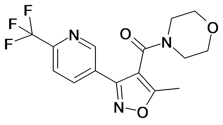 [5-Methyl-3-(6-trifluoromethyl-pyridin-3-yl)-isoxazol-4-yl]-morpholin-4-yl-methanone