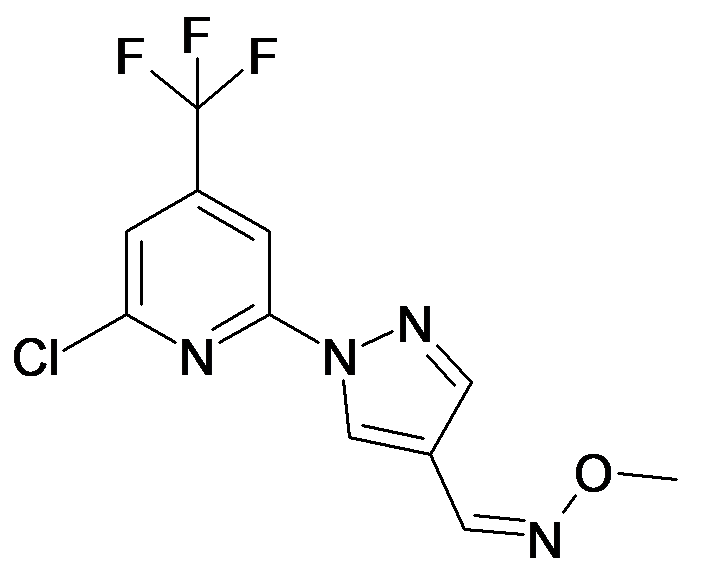 1-(6-Chloro-4-trifluoromethyl-pyridin-2-yl)-1H-pyrazole-4-carbaldehyde O-methyl-oxime, isomers