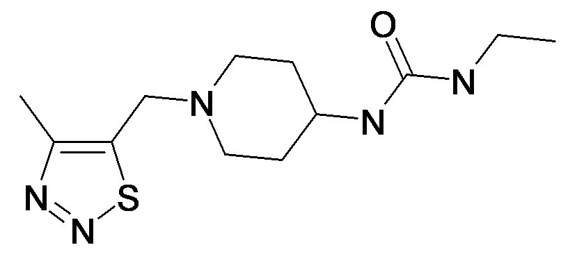1-Ethyl-3-[1-(4-methyl-[1,2,3]thiadiazol-5-ylmethyl)-piperidin-4-yl]-urea