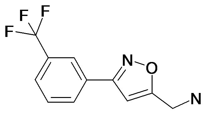 C-[3-(3-Trifluoromethyl-phenyl)-isoxazol-5-yl]-methylamine