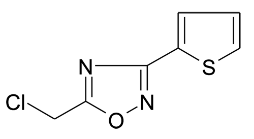 5-Chloromethyl-3-thiophen-2-yl-[1,2,4]oxadiazole