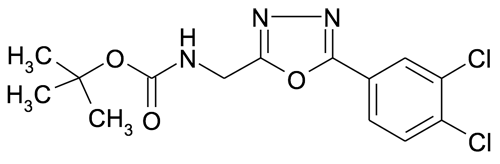 2-tert-Butyloxycarbonylaminomethyl-5-(3,4-dichlorophenyl)-[1,3,4]oxadiazole