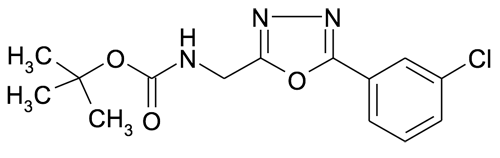 2-tert-Butyloxycarbonylaminomethyl-5-(3-chlorophenyl)-[1,3,4]oxadiazole