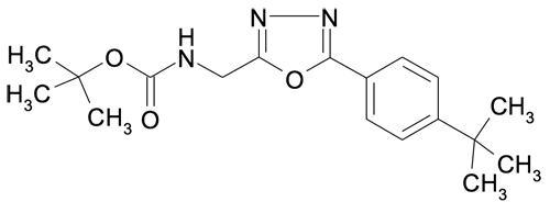 2-tert-Butyloxycarbonylaminomethyl-5-(4-tert-butylphenyl)-[1,3,4]oxadiazole