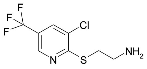 2-(3-Chloro-5-(trifluoromethyl)pyridin-2-ylsulfanyl)ethylamine