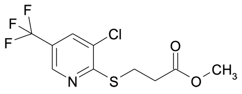 Methyl 3-(3-Chloro-5-(trifluoromethyl)pyridin-2-ylsulfanyl)propionate