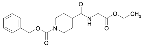 1-Benzyloxycarbonyl-4-(ethoxycarbonylmethylcarbamoyl)piperidine