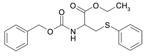 Ethyl 2-benzyloxycarbonylamino-3-phenylsulfanylpropionate