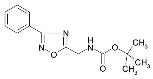 5-(tert-Butyloxycarbonyamino)methyl-3-phenyl-[1,2,4]oxadiazole