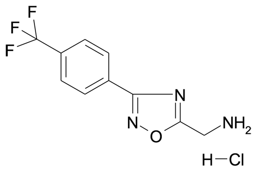 5-aminomethyl-3-(4-(trifluoromethyl)phenyl)-[1,2,4]oxadiazole; hydrochloride