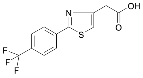 [2-(4-(Trifluoromethyl)phenyl)thiazol-4-yl]acetic acid