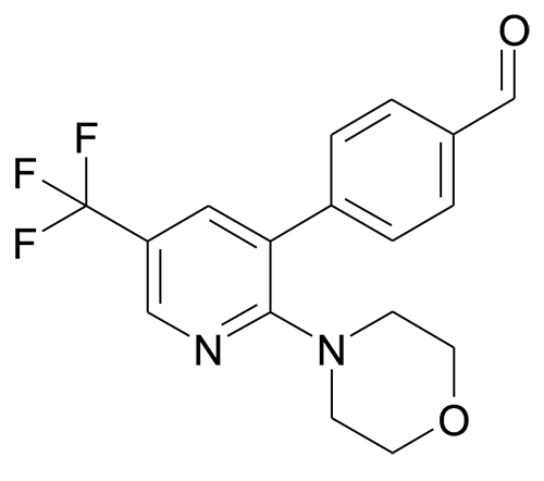 4-(2-Morpholin-4-yl-5-trifluoromethyl-pyridin-3-yl)-benzaldehyde