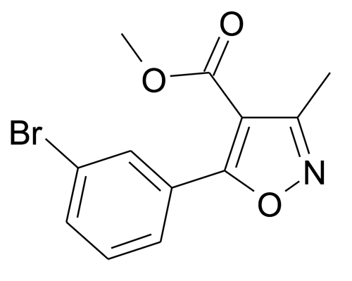 5-(3-Bromo-phenyl)-3-methyl-isoxazole-4-carboxylic acid methyl ester