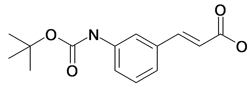 (E)-3-(3-tert-Butoxycarbonylamino-phenyl)-acrylic acid