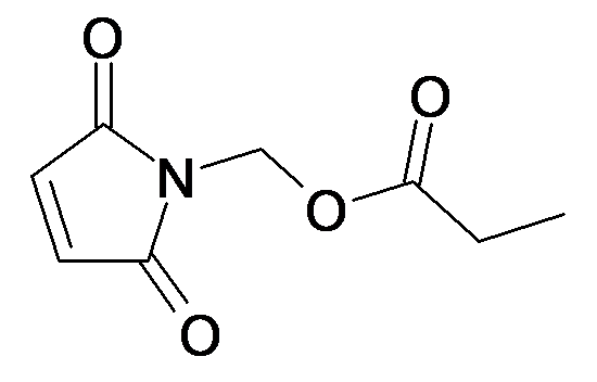 Propionic acid 2,5-dioxo-2,5-dihydro-pyrrol-1-ylmethyl ester