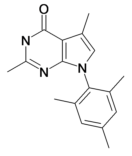 2,5-Dimethyl-7-(2,4,6-trimethyl-phenyl)-3,7-dihydro-pyrrolo[2,3-d]pyrimidin-4-one